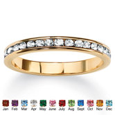 Birthstone Eternity Ring