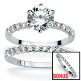 Cubic Zirconia Ring Set