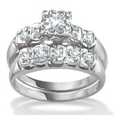 Diamond Wedding Ring Set