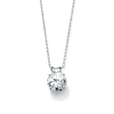 Round Cubic Zirconia Pendant