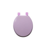 Molded Wood Toilet Seat in Violet