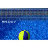 Do-It-Yourself Designer 9" Mardi Gras Pattern Borderlines Pool Makeover Kit