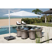 Antigua Cantilever Parasol with Wheels