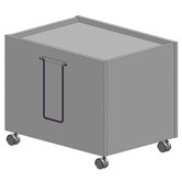 Circulation Depressible Book Cart