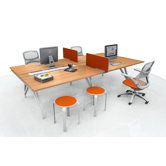 EYHOV Rail Uno Mas Double Workstation