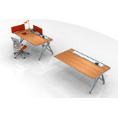 EYHOV Rail Uno Mas Single Workstation