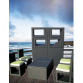 Deck-Cetra 5 Piece Lounge Seating Group with Cushions
