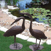 Birds of a Feather Crane Statue