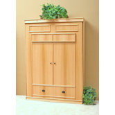 Transitional Oak Murphy Bed