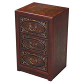 Handmade Leather End Table