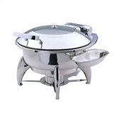 New Age Medium Chafing Dish with Glass Lid