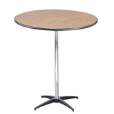 36" x 42" Round Pedestal Table