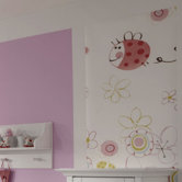 Wandposter "Mini.Meise Marienk&auml;fer"