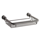 Inox Square Wire Soap Basket in Brushed