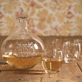 Wine Carafe with 4 Cups