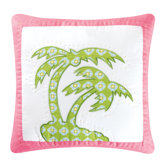 Surf's Up Tropic Patchwork Pillow
