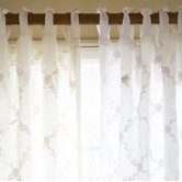 Trellis Linen Voile Curtain Panel