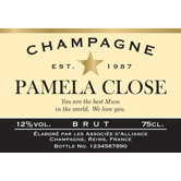 Personalized Champagne Label