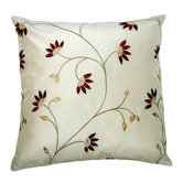 Marisa Cushion Cover in Ruby