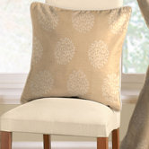 Pom Pom Cushion Cover in Soft Gold