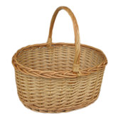 Large Double Weave Oval Shopper