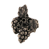 Fruits of Nature Grape Cluster Knob in Distressed Pewter Matte