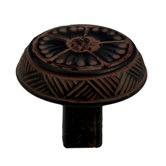Jakarta Flower Distressed Knob