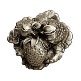 Fruits of Nature Straberry Knob in Distressed Pewter Matte