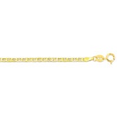14k Yellow Gold Pendant Chain - 18 Inch