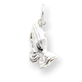 Sterling Silver Praying Hands Charm