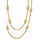Dual Chain and Station Necklace