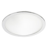 32,9cm Deckenleuchte rund in Chrom satiniert