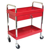 Rolling Metal Tool Cart with 1 Drawer
