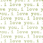 Imagination - 'I Love You' Stretched Wall Art