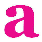 Letter - Lower Case 'a' Stretched Wall Art
