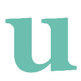 Letter - Lower Case 'u' Stretched Wall Art