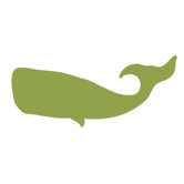 Silhouette - Whale Stretched Wall Art