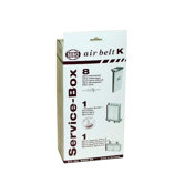 Service Box - 8 Four-Layer Ultra Bags and Micro and Exhaust Filters for AIRBELT K Series