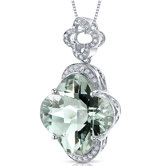 Lilly Cut Gemstone Pendant