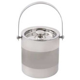 Polished Rim Cocktail Ice Bucket