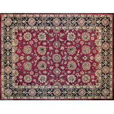 Maple Red/Black Rug