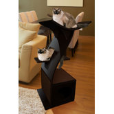 The Little Lotus Cat Stand in Espresso