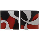 Abstract Metal Wall Art (Set of 2)