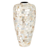 Ceramic Mother of Pearl Vase