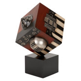 Designer Modern Cube Statue