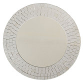 Crystals Glass Mosaic Wall Mirror