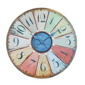 Large Wall Clock in Multicolored