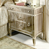 Borghese Mirrored Chairside Chest