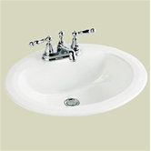 Marathon 4" Center Oval Bathroom Sink