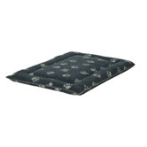 Sherpa Fleece Dog Cage Mattress in Navy